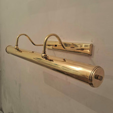 Vintage Mid Century Wall Lamp Handmade Nautical Use Galleries, Offices, Studios. picture