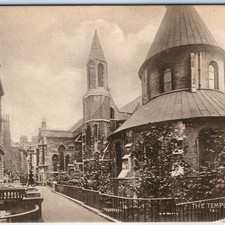 c1900s London, England Temple Church Round Choir Knights Templar Medieval A356 picture