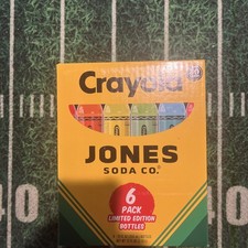 NEW/FACTORY SEALED Crayola x Jones Soda 6-Pack 🔥🔥🔥 picture