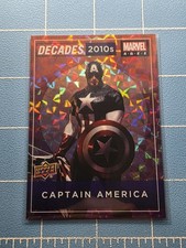 2020 Upper Deck Marvel Ages - Captain America D11-6 - Decades - 2010s picture