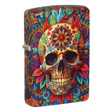 Zippo Day of the Dead Skull Design 540 All-over design 47263 picture