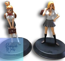 Bleach DX Girls Figure School Uniform Orihime Inoue & Rangiku Matsumoto Set JP picture