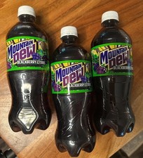 3x 20oz Blackberry Citrus Mountain Dew Bottle BEST BY 11/9/2026 picture