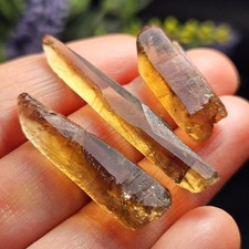 Smoky Citrine Crystal, Natural Raw Congo Citrine Point picture