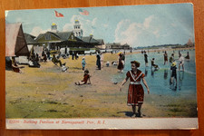 Bathing Pavilion at Narragansett Pier RI postcard p/u 1908 picture