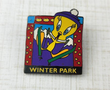 Tweety Bird Winter Park Ski Pin Vintage picture
