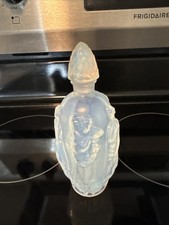 Vintage Sabino France Opalescent Art Glass Nude Gaite Nymph Perfume Bottle 1940s picture
