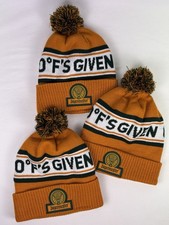 Lot 3 Jagermeister 0°F’s Given Pom Beanie Matching Hats Orange Winter Knit Cap picture