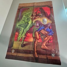 Vintage 1995 DC Justice League America Villains Promo Poster 22x34 Comics RARE picture