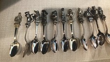 Vintage Pewter Beatrix Potter Collector Spoons Lot Set of 11 FW&Co⁠ picture