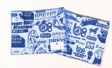 Breyer Traditional Pony Pouch Set of 2 pouches - historical logos design picture