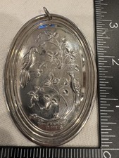 ⭐ VINTAGE TOWLE STERLING SILVER 925 CHRISTMAS ORNAMENT PENDANT DOUBLE SIDED ⭐ picture