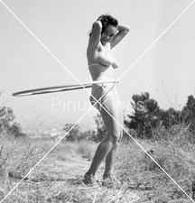 RARE  Vintage 1950s  2.25  b/w 120 Negative Art Woman Mature Bonnie Logan 9 picture