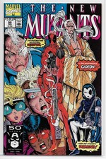 NEW MUTANTS #98 (MARVEL, 1991) 1ST APPEARANCE OF DEADPOOL GIDEON DOMINO VFNM picture