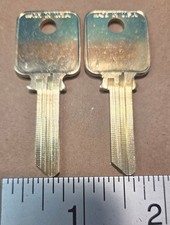 Medeco Patriot generic uncut blank key blanks - qty. 2 for 1 price - New picture