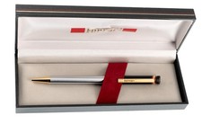 VTG 1980s Enzo Ferrari Formula Cartier Twist-Action Pen Matte Black Steel Boxed picture