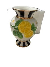 New Without Box Mackenzie Childs Lemon Vase picture