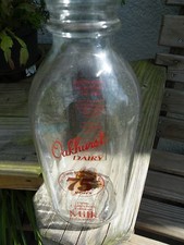 Oakhurst Dairy 75th Anniversary 1996 Milk Bottle - Portland, ME picture