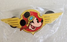 DISNEY AUCTIONS~ MICKEY AVIATOR WINGS ~ LE 100 PIN-FREE SHIPPING picture