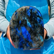 4.33LB Large Natural Gorgeous Labradorite Quartz Crystal Stone Specimen Healing picture