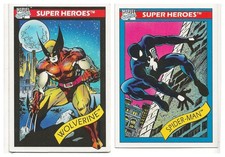 1990 Impel Marvel Universe #10 Wolverine #2 Black Costume Spider-Man You Pick picture