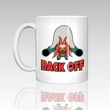 Yosemite Sam  BACK OFF  11oz Ceramic Coffee Mug picture