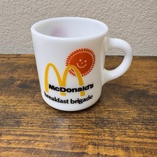 Vintage McDonald's Milk Glass 