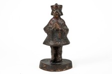Antique Hubley Style Oriental Girl Cast Iron Doorstop 7.5