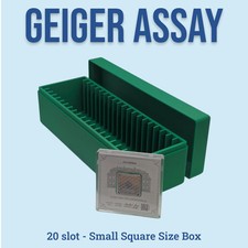 Geiger Edelmetalle Square Bar Storage Box - 20 Slot Small - Silver Bar Capsule picture
