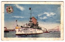 USS Maine Battleship Jamestown Exposition 1907 Souvenir Postcard picture