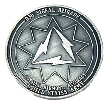 US Army 93rd Signal Brigade Commanding Officers Challenge Coin picture