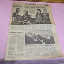 Vintage NY Times Jan 29 1978 Travel Section Four Novelists Feature picture