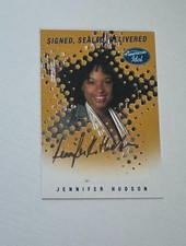 2004 Fleer American Idol Signed Sealed Delivered Auto Jennifer Hudson #X268 picture