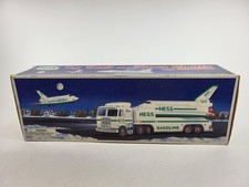 Vintage 1999 HESS toy truck and Space Shuttle with SATELLITE (020530) New in box picture