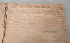 1919 DECEMBER 1st thru 31st NEW YORK TIMES - FULL MONTH NEWSPAPER picture
