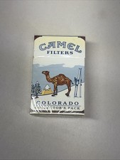 EMPTY Hard Pack CAMEL Filters Collector's Pack State of COLORADO picture