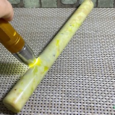 1pc Jadeite Boulder stone Rough Raw Cut rolling pin Jade Specimen -  random picture