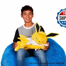 Pokemon Jolteon Sleeping Plush - 18-Inch Plush Toy picture
