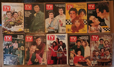 LOT OF 59 VINTAGE tv GUIDES picture