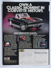1991 Revell Toy Cars 1967 Corvette Vintage Original Print Ad picture