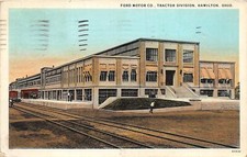 J12/ Hamilton Ohio Postcard c1929 Ford Motor Company Factory Tractor  112 picture