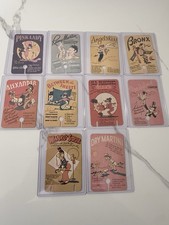 Original 1936 Vintage Cocktail Recipe Advertising Card Set (10)  Burnett  Remy M picture