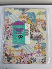 Vtg 1992 Peppermint Rose Scented Gift Wrap Lemon Drop Lily NOS Sealed picture