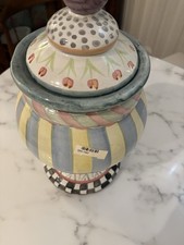 Mackenzie-Childs Taylor Globe LG Canister Odd Fellows 14