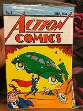 Rare NO 1 Action Comics 1938 with DC Certificate of Authenticity Sealed picture
