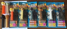 Vintage Star Wars PEZ Carded 1997 Darth Vader Boba Fett Princess Leia C-3PO picture