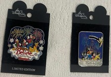 Disney Pin 2001 Believe In Holiday Magic LE 3600 & There's Magic In The Stars picture