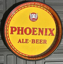 Vintage Phoenix Ale - Beer Tray. CREAM ALE PILSNER MOFFITS PALE ALE MUNCHNER 13” picture