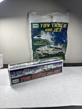2010 HESS * TOY TRUCK AND JET * Brand New in Original Box , Plus Retail Bag picture