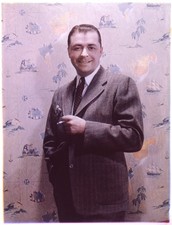 PFE5-78 STAGE ACTOR LYLE TALBOT ORIGINAL NY MIRROR SHOOT 4X5 COLOR TRANSPARENCY picture